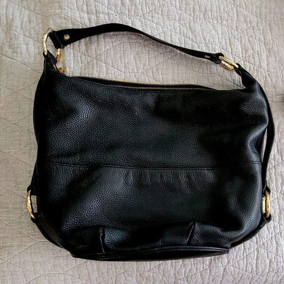 Michael Kors shoulder black leather purse - Picture 3 of 9